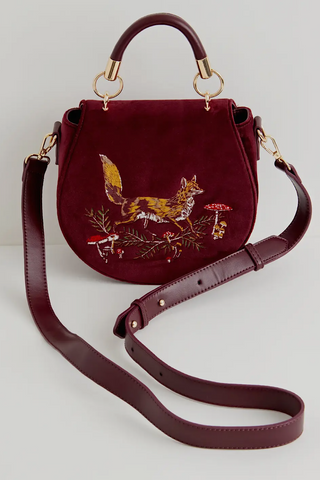 Hand Embroidered Saddle Bag