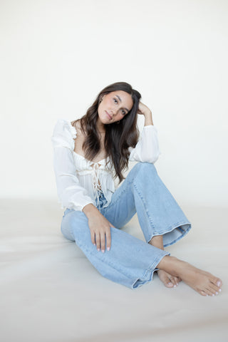 Vintage Bishop Sleeve Blouse