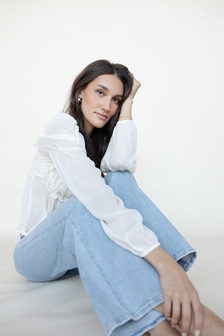 Vintage Bishop Sleeve Blouse