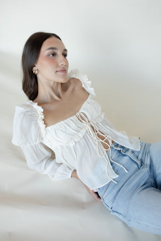 Vintage Bishop Sleeve Blouse