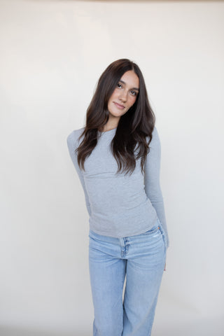 Made In Us Rib Long Sleeve