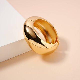 Uneven 18K Cuff Bracelet