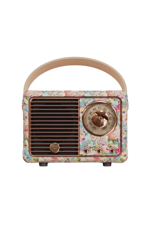 Vintage Floral Bluetooth Speaker