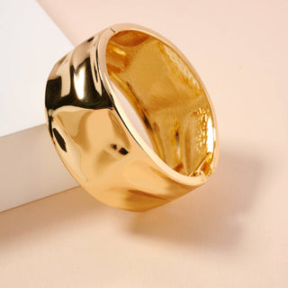 Irregular Wide Cuff Bracelet