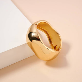 Wide & Wavy Cuff Bracelet