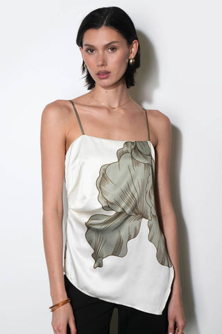 Floral Asymmetric Cami Top