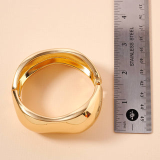 Wide & Wavy Cuff Bracelet
