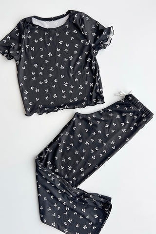 Youth Bow PJ S/S Top