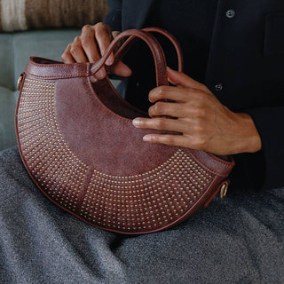 Recycled Vegan Top Handle Bag