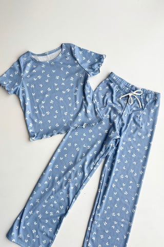 Youth Bow PJ S/S Top