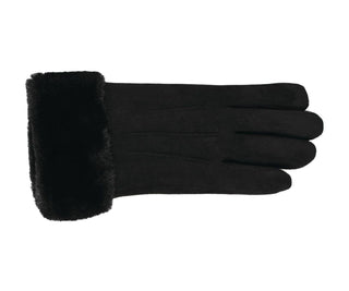 Texting Faux Suede Winter Gloves