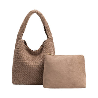 Suede Recycled Vegan Woven Bag
