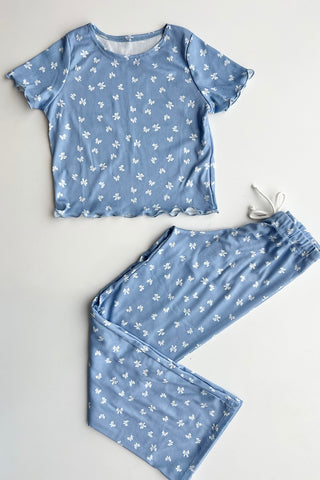 Youth Bow PJ S/S Top