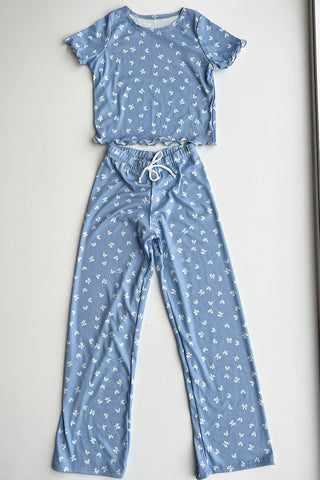 Youth Bow PJ S/S Top