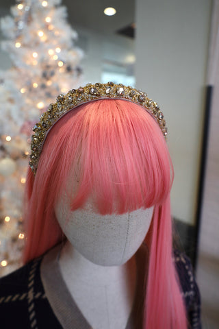 Hand Beaded Crystal Headband