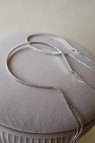 Rhinestone Fringe Headband