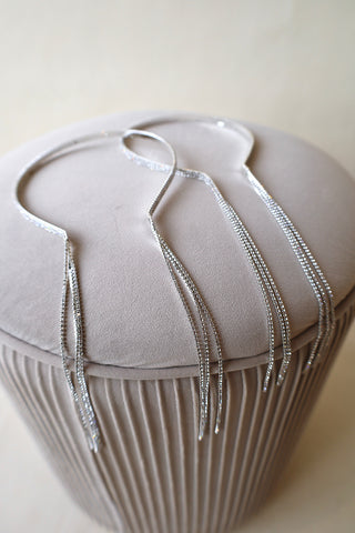 Rhinestone Fringe Headband