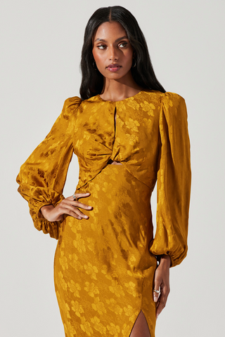 Midas Touch Golden Dress
