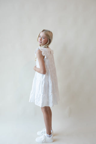 Youth Tiered Textured Dress
