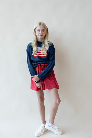Youth Flag Knit Sweater