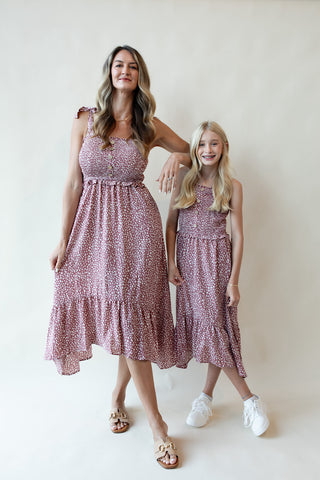 Mom & Me Smocked Ruffle Dress