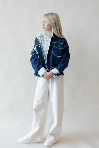 Youth High Rise Wide Leg Jean