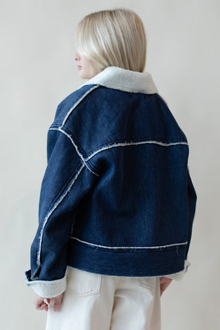 Youth Plush Denim Jacket