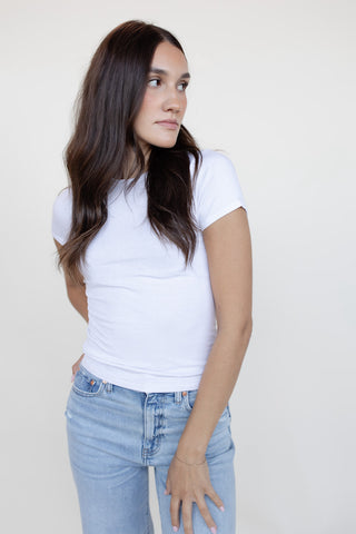 Made In US Rib Short Sleeve