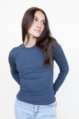Made In Us Rib Long Sleeve