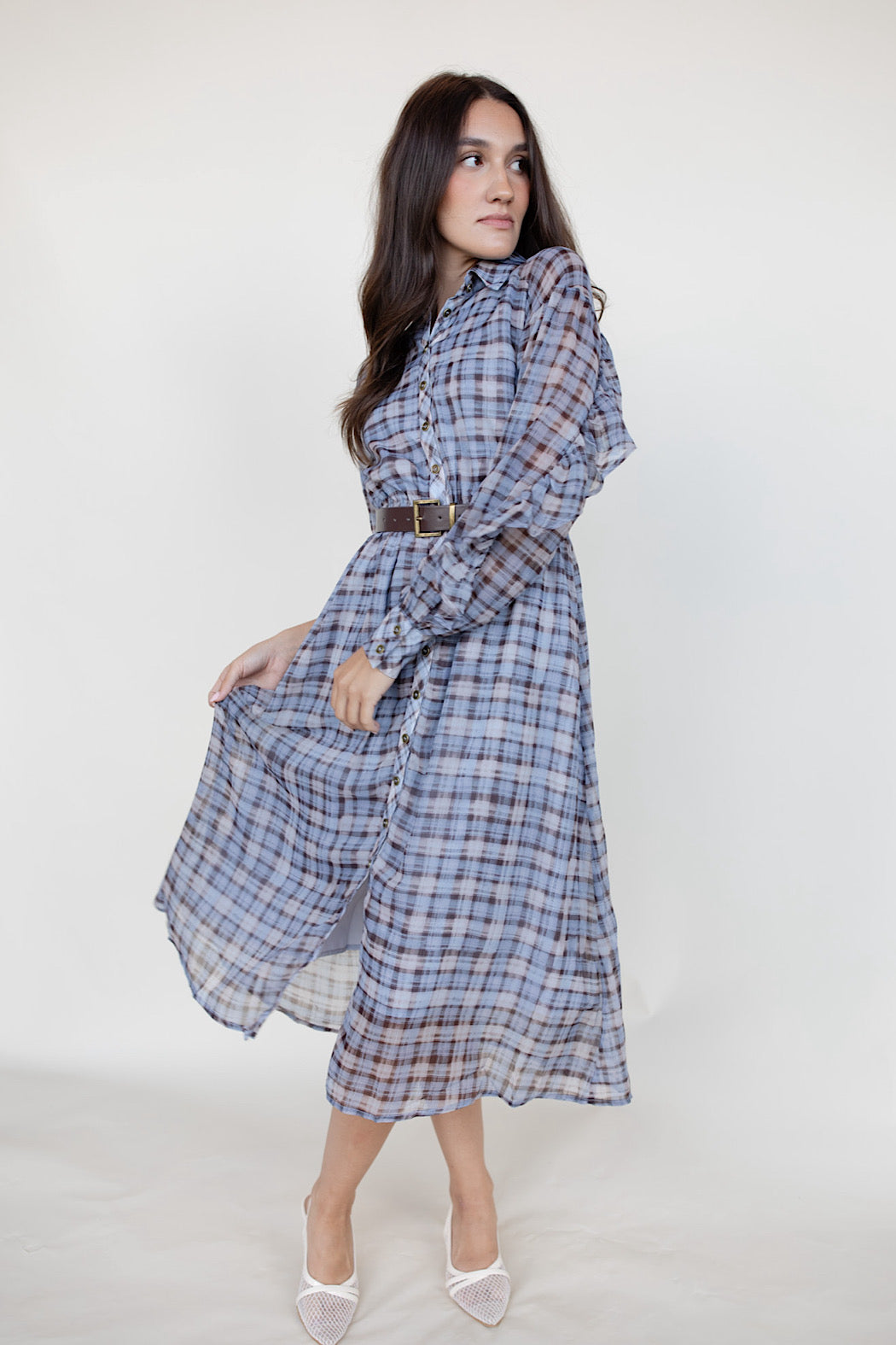 Wild Western Plaid Dress OMONI BOUTIQUE Wild Western Plaid Dress OMONI BOUTIQUE