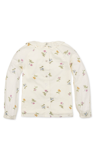 Youth Floral Ruffle Top