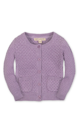 Youth Lavender Textured Cardigan