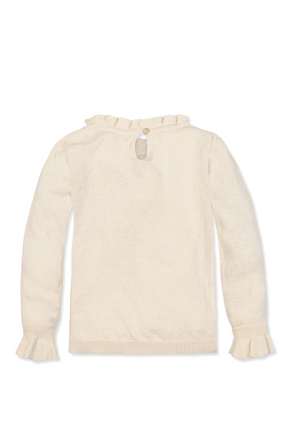 Youth Ruffle Edge Sweater