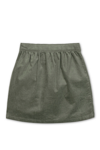 Youth Corduroy Button Skirt