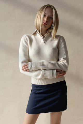 Linen Blend Heritage Skirt