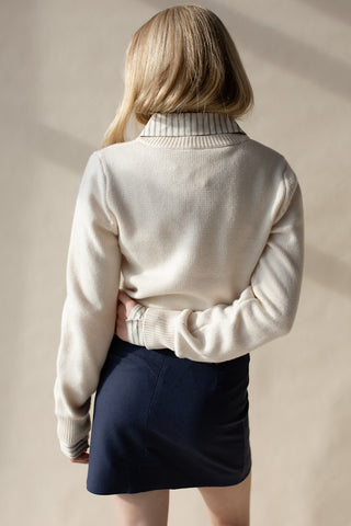 Linen Blend Heritage Skirt