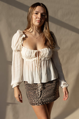 Vintage Bishop Sleeve Blouse