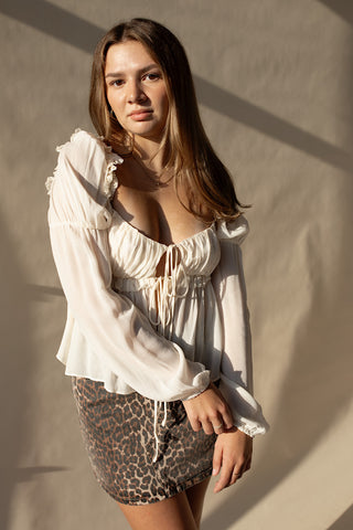 Vintage Bishop Sleeve Blouse