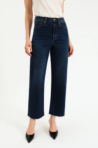 Indigo Wide Ankle Jean
