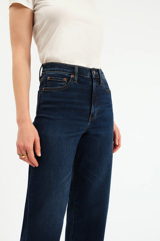 Indigo Wide Ankle Jean