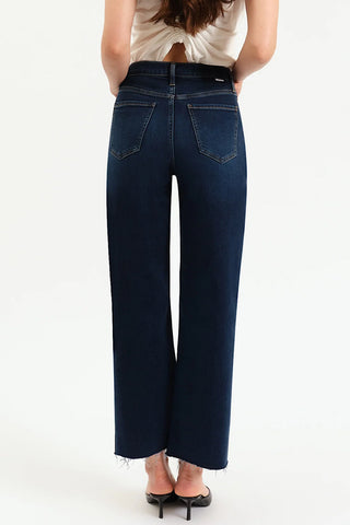 Indigo Wide Ankle Jean