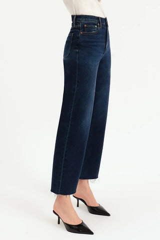 Indigo Wide Ankle Jean