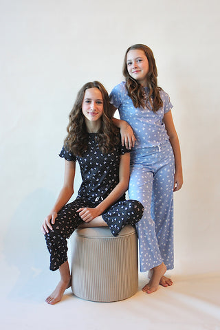 Youth Bow PJ S/S Top