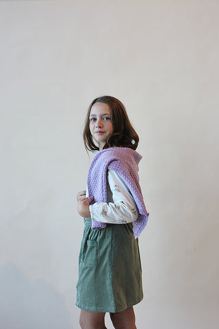 Youth Floral Ruffle Top