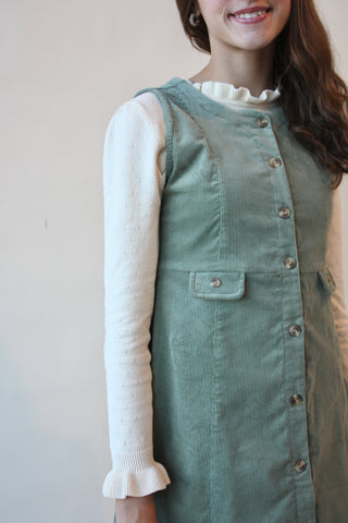 Youth Corduroy Shift Dress