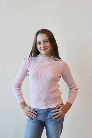 Youth Organic Mock Sweater
