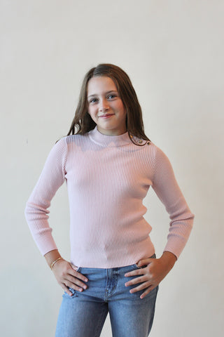 Youth Organic Mock Sweater