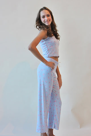 Youth Floral PJ Flare Bottoms