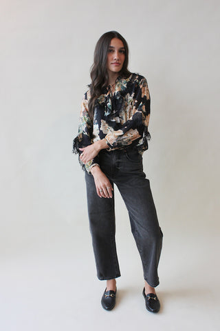 Floral & Lace Intricate Blouse