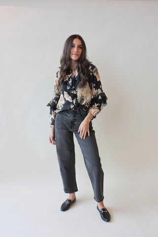 Floral & Lace Intricate Blouse